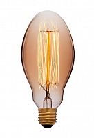 Лампа накаливания Ретро Sun Lumen Vintage ST64 19F2 40Вт E27 золотая картинка 